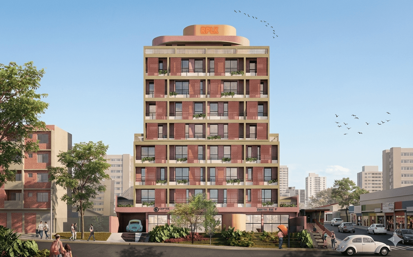 Stúdio Garden à venda no Água Verde com lazer completo